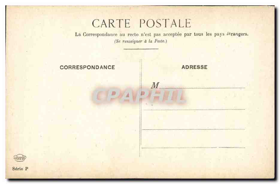 CPA Le Vieux Paris Notre Dame Le troupeau des monstres et chimeres — Verso