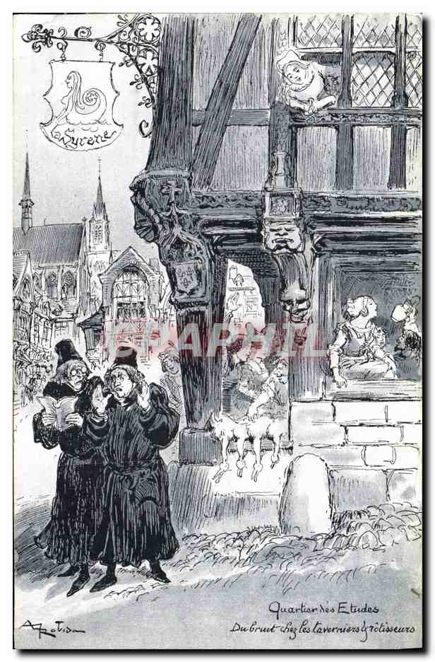 CPA Le Vieux Paris Quartier des Etudes Sirene