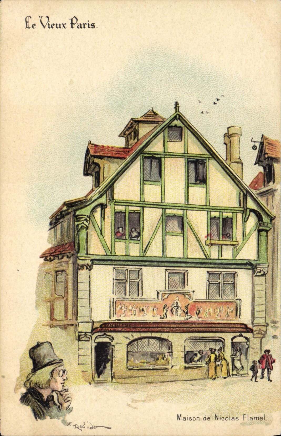 CPA Le Vieux Paris Maison de Nicolas Flamel