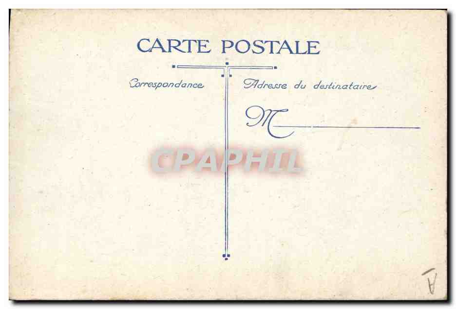 Portrait d'un homme en uniforme militaire — éditeur L.V.C., n° P.1 — Verso