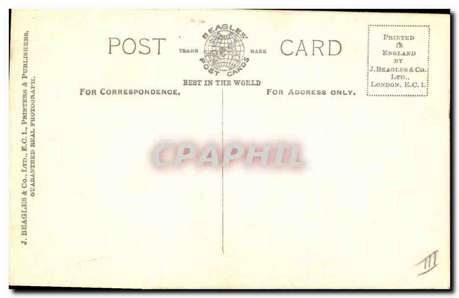 H.M. King Edward VIII — en uniforme des Welsh Guards — Beagles' Postcards n°355.P — Reverso