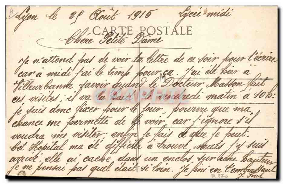 Sa Majesté GEORGES V, Roi d'Angleterre — en uniforme naval — éditeur FARGES, n° 6272 — Reverso