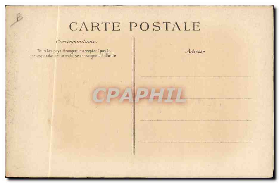 Funérailles nationales du Général Brun — Ministre de la Guerre — Éditeur E.L.D. n°7 — Achterkant
