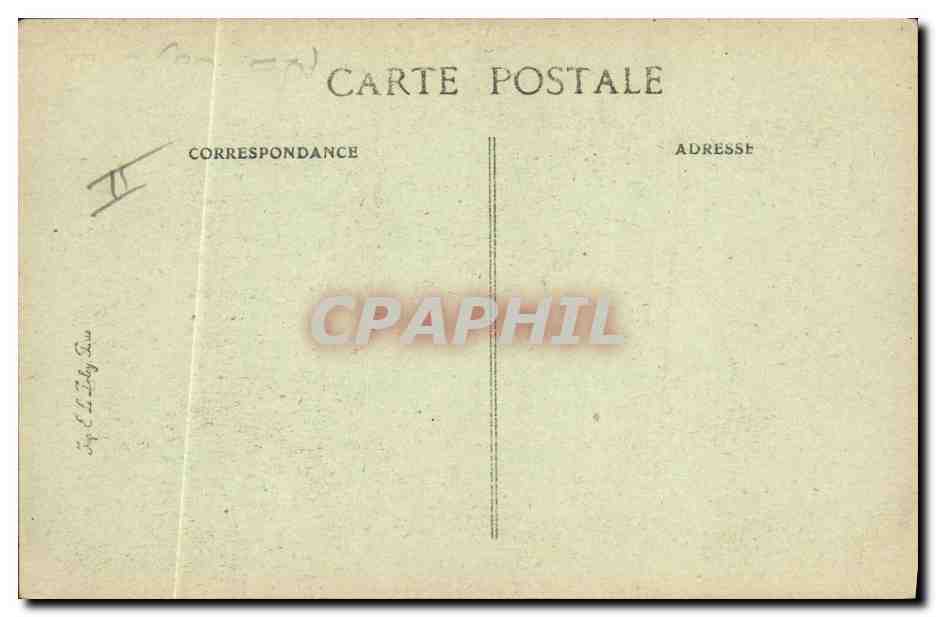CPA Militaria Medaille Revue du 14 juillet 1917 Remise de decorations — Verso