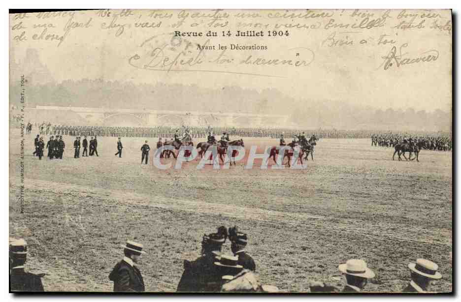 Revue du 14 Juillet 1904 — Avant les Décorations — Phototypie Hubert, Toul