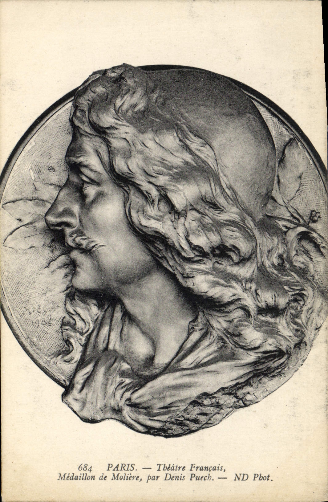Paris — Théâtre Français — Médaille de Molière par Denis Puech — N.D. Phot.