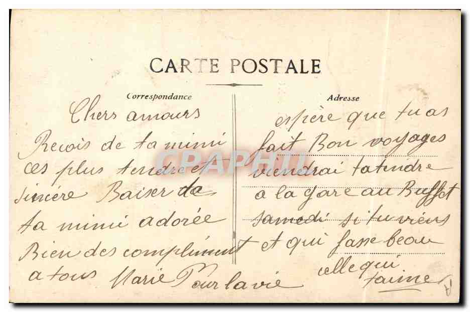 Général Joffre — Honneur et Patrie — Edit. Coët — Verso