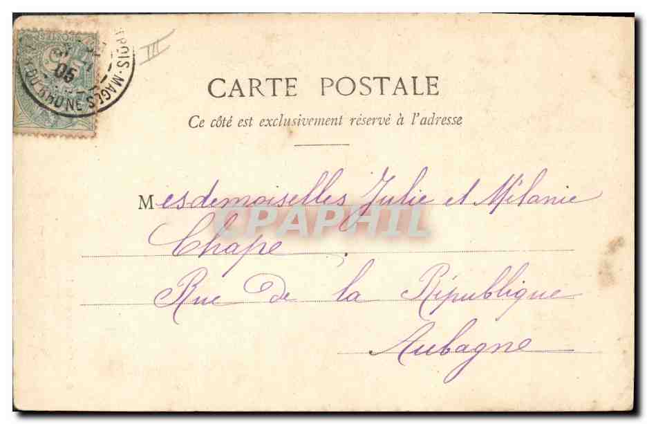 CPA Fantaisie Ange Anges Cadeaux de l'ange de Noel — Rückseite