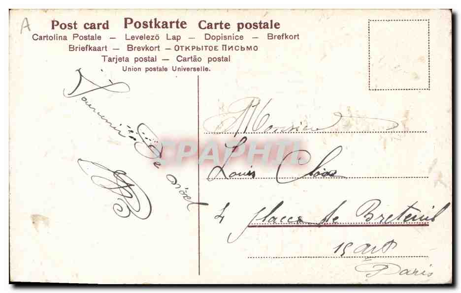 CPA Fantaisie Ange Anges Noel — Rückseite