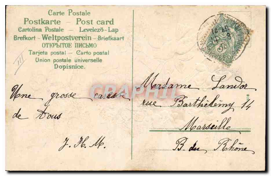 CPA Fantaisie Ange Anges Colombe — Rückseite