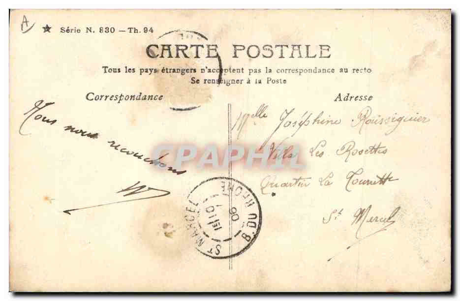 CPA Theatre Christiane — Verso