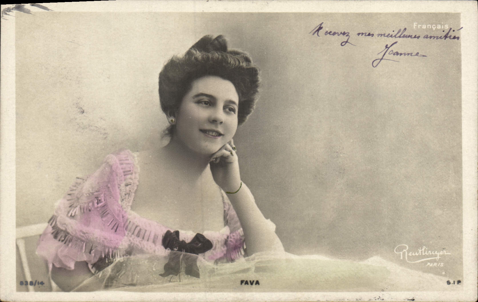 CPA Theatre Paris Francais Fava