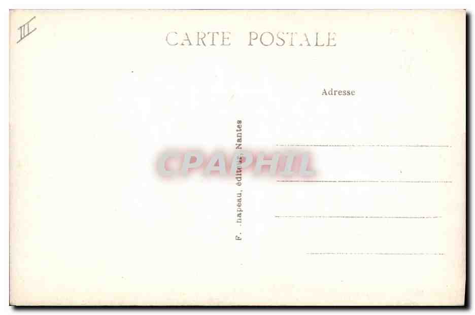 CPA Folklore Marais salants Mulons de sel Batz — Rückseite