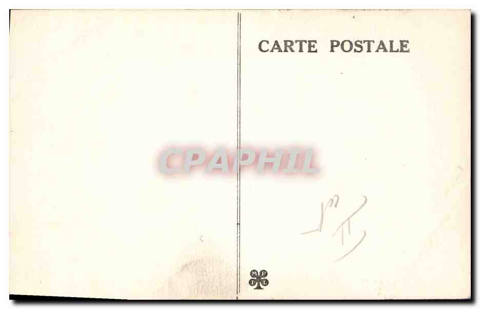 CPA Lettre de Bamboula aux bienfaiteurs  — Rückseite