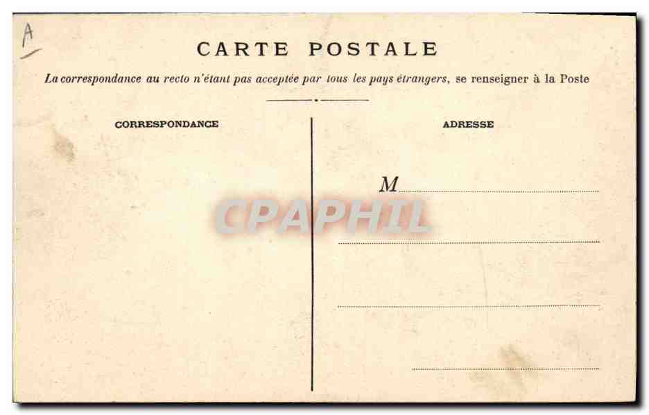 CPA Afrique Folklore — Verso