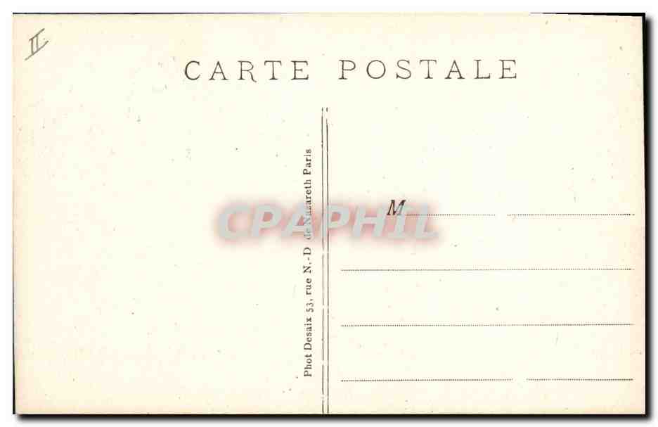 CPA Banque Fecamp Eglise St Etienne et Caisse d'Epargne  — Rückseite