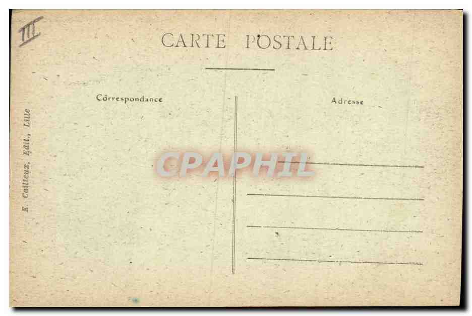 CPA Banque Caisse d'Epargne Lille Rue Nicolas Leblanc  — Rückseite