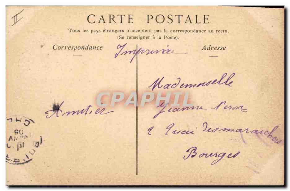 CPA Banque Caisse d'Epargne Louviers — Rückseite