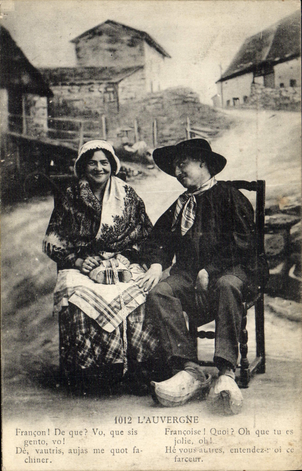 CPA Folklore Auvergne