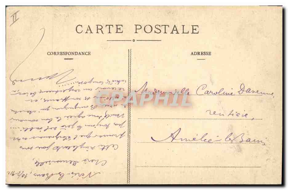 CPA Folklore Le Bourbonnais Les accords — Verso