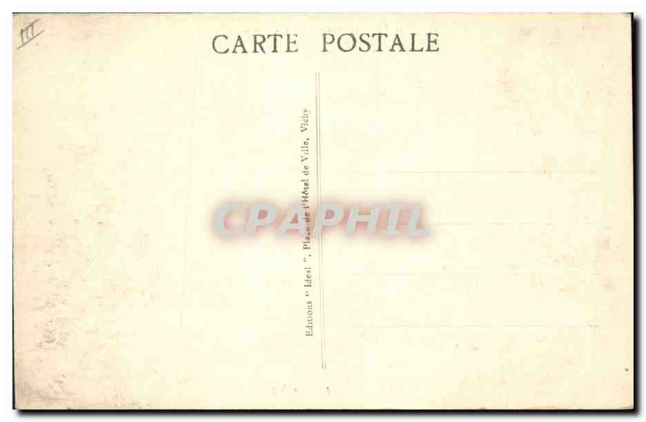 CPA Folklore Auvergne La noce Mariage  — Verso