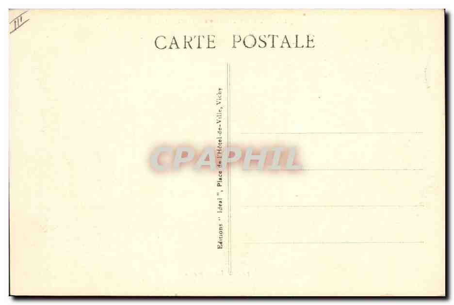 CPA Folklore Auvergne Le bapteme  — Verso