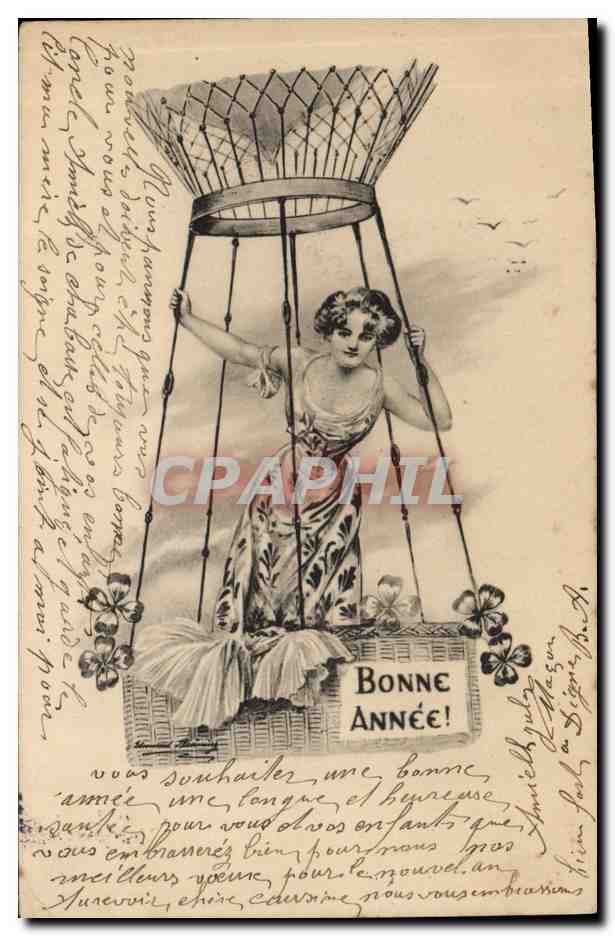 CPA Fantaisie Illustrateur Ballon Dirigeable