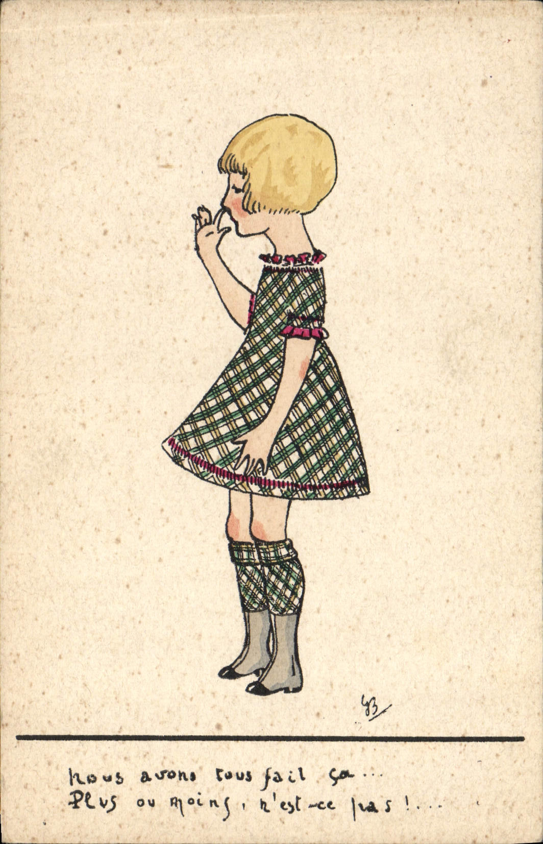 CPA Fantaisie Illustrateur Enfant