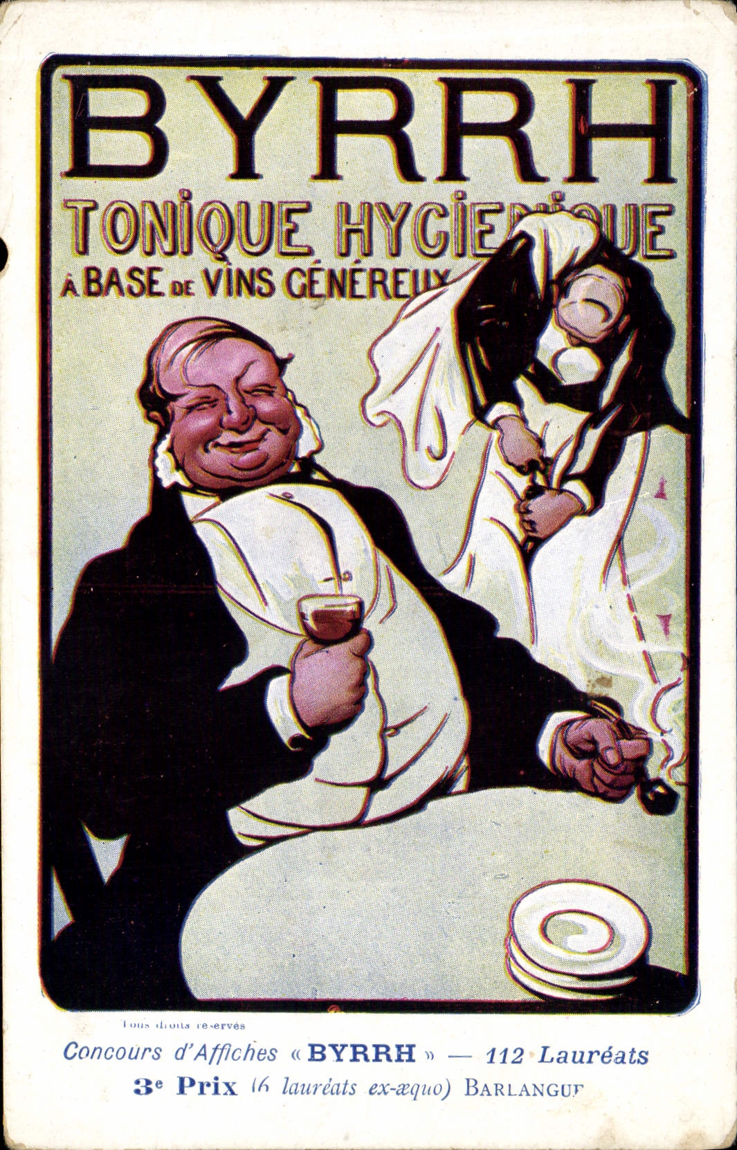 CPA Fantaisie Illustrateur Byrrh Tonique hygienique 