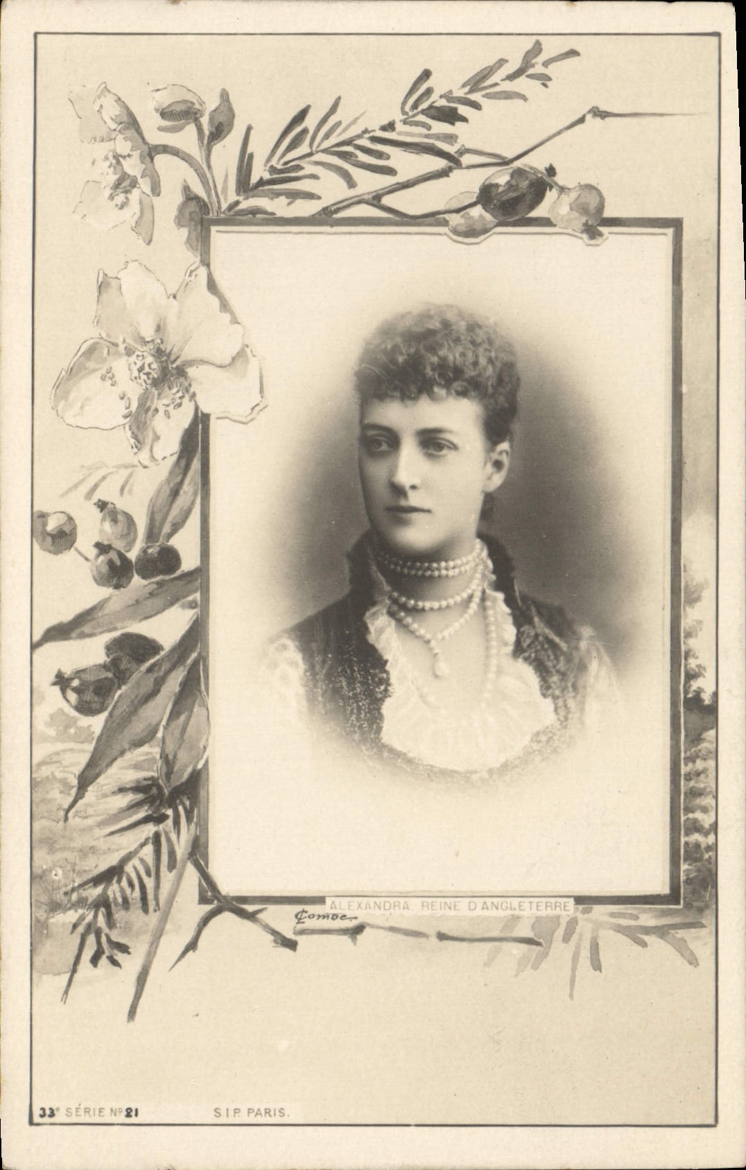 Alexandra Reine d'Angleterre — portrait — S.I.P. Paris, Série N°21