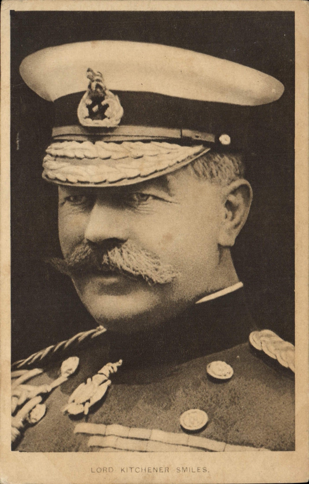 Lord Kitchener — Lächelnd — Photogravure Series, J. Russell & Sons, London