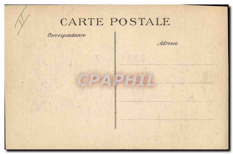 Visite des souverains anglais à Paris, 1914 — S.M. Georges V à Chantilly — B.D. 108 — Verso