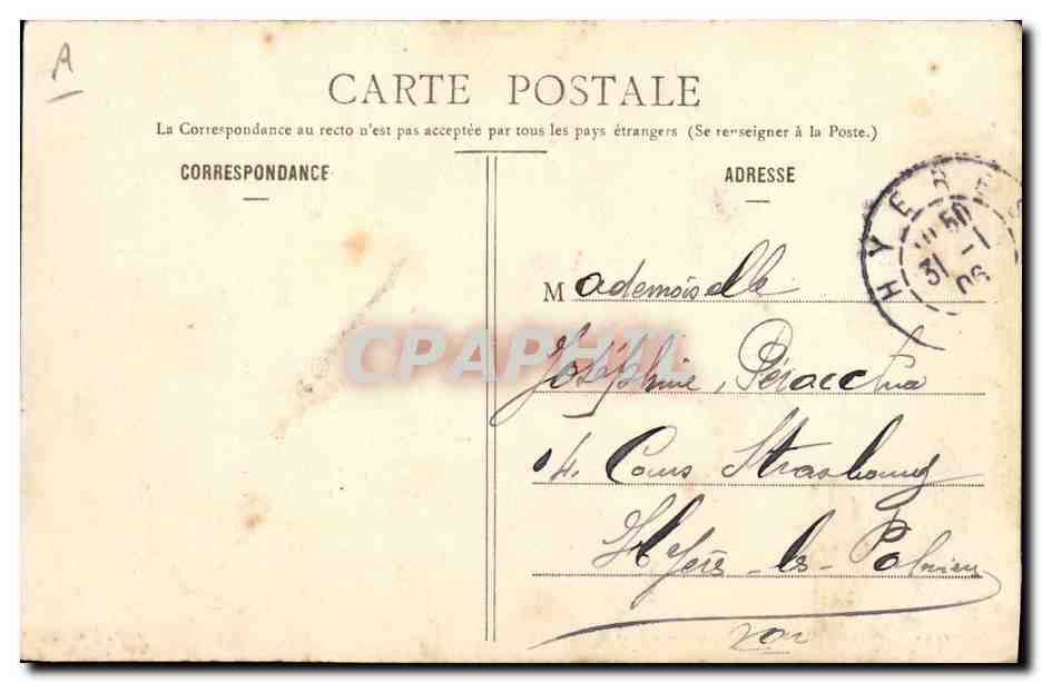CPA Militaria Clairons et Tambours de Tirailleurs Algeriens  — Rückseite