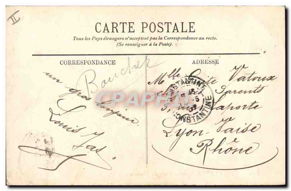 CPA Militaria La Nouba des Tirailleurs  — Rückseite
