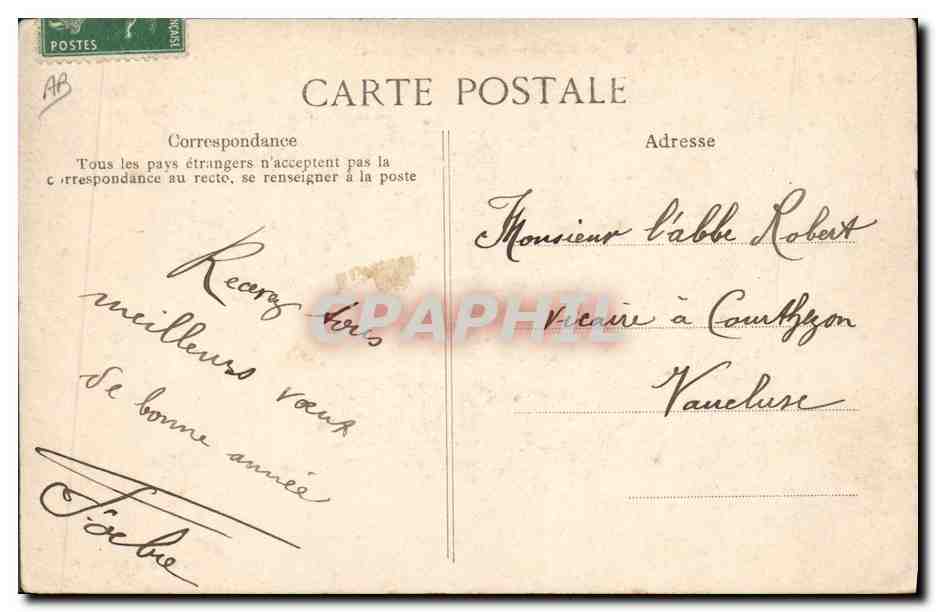 CPA Militaria Algerie Tirailleurs Algeriens  — Rückseite