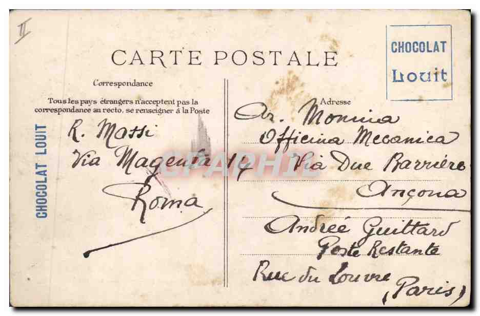 CPA Militaria La France au Maroc Tirailleurs algeriens s'avancant en eclaireurs sur les Marocains — Rückseite