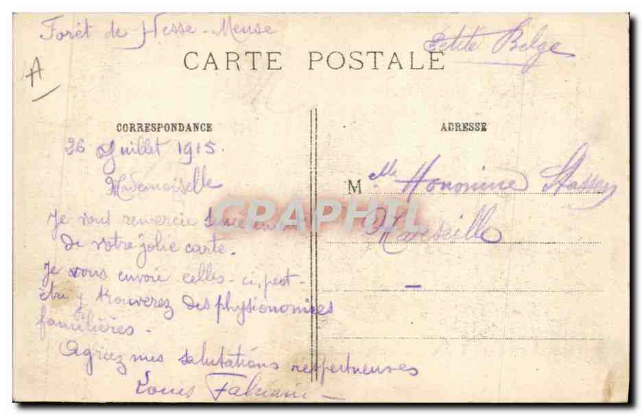 CPA Militaria Les Turcos defilant a Furnes devant le roi Albert Ramscapelle  — Rückseite