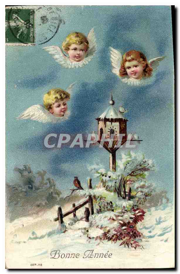 CPA Ange Anges Bonne annee