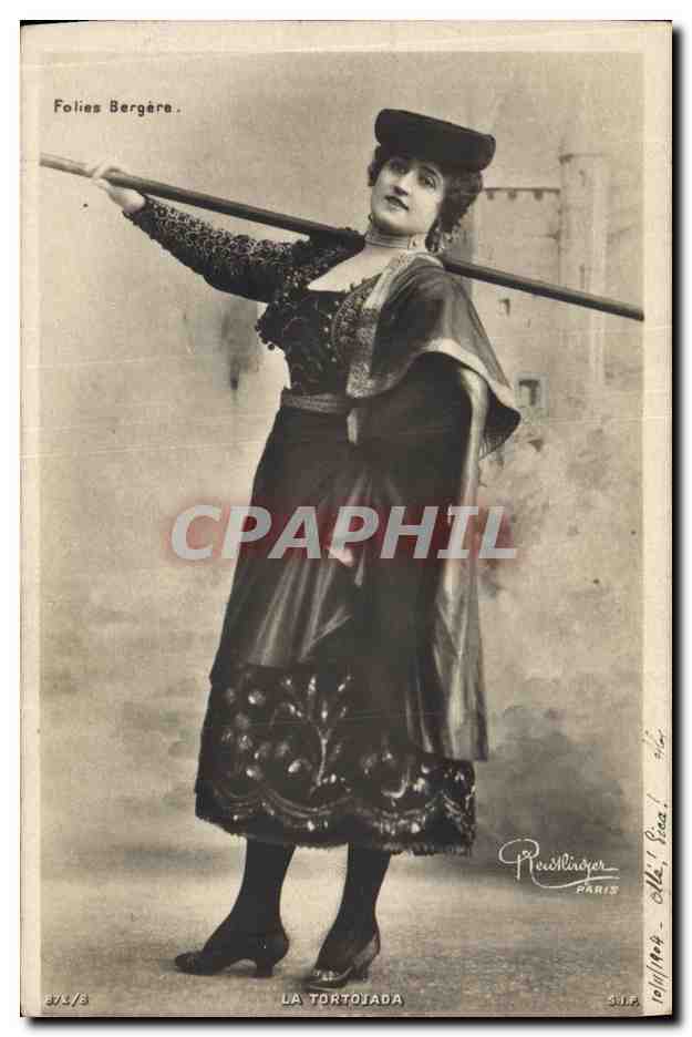 CPA Paris Folies Bergeres La Tortojada 