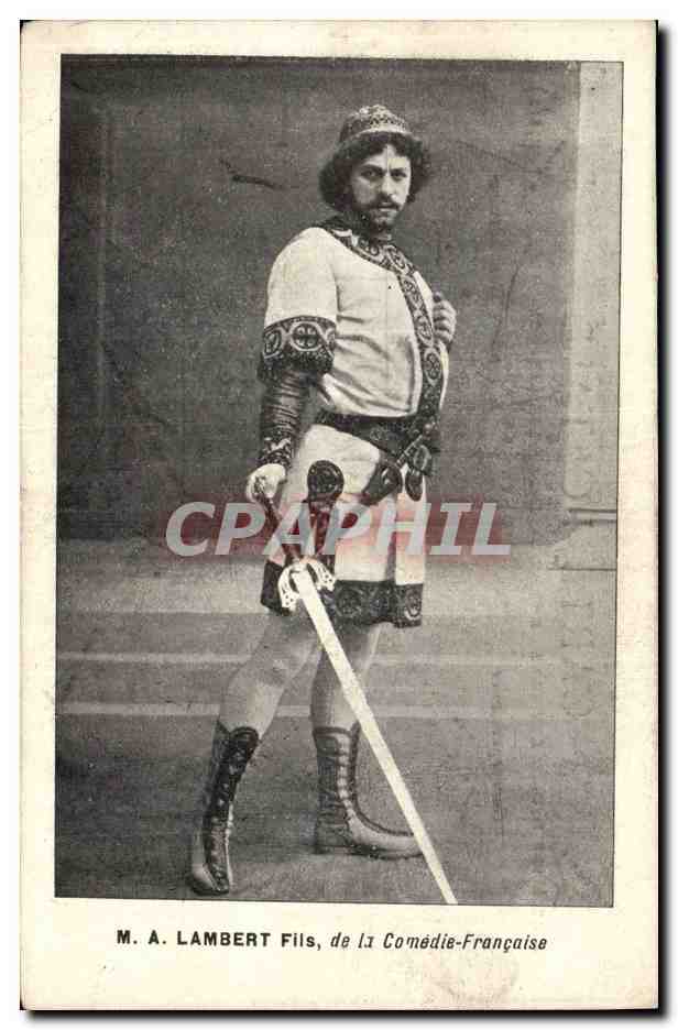 CPA M A Lambert Fils de la comedie Francaise 
