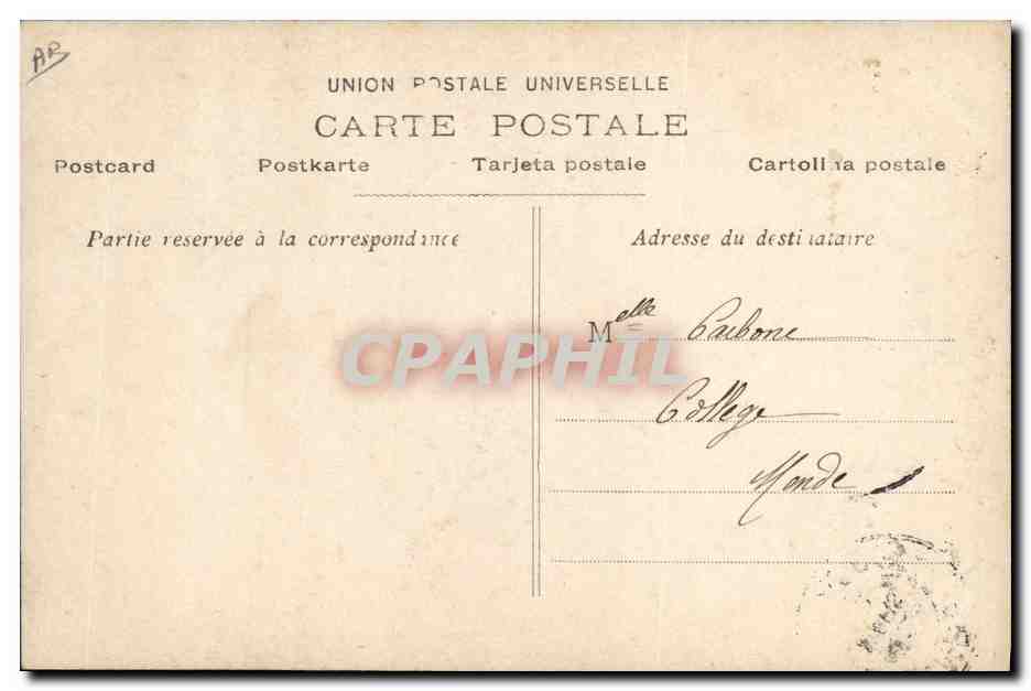 CPA Coquelin Aine  — Verso