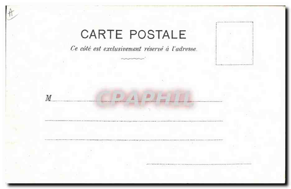 CPA Mme Deschamps Jehin — Verso