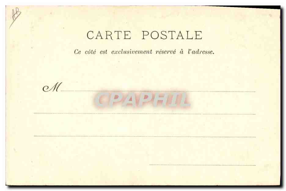 CPA L'Aiglon Flambeau  — Verso