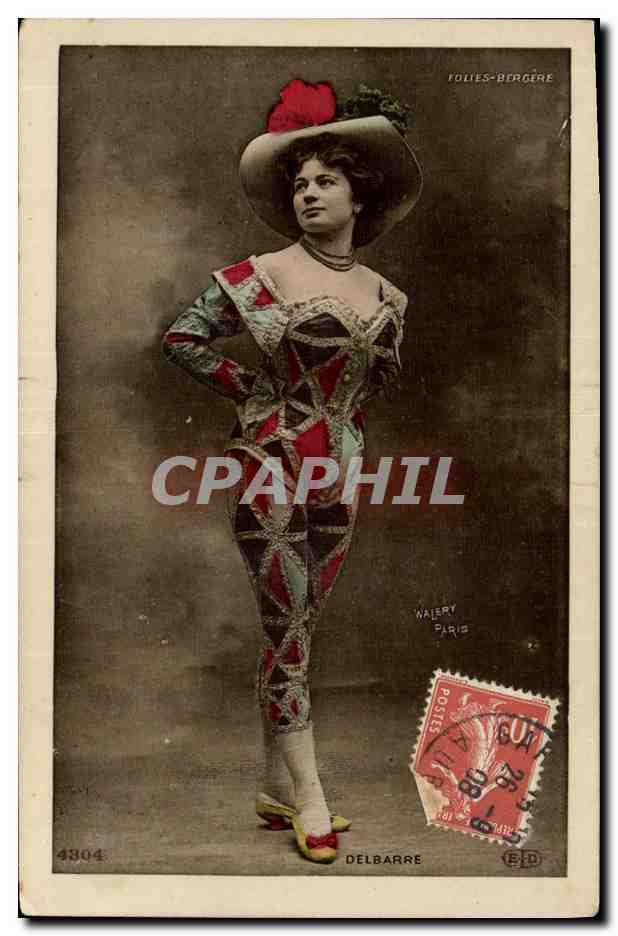 CPA Paris Folies Bergeres Delbarre