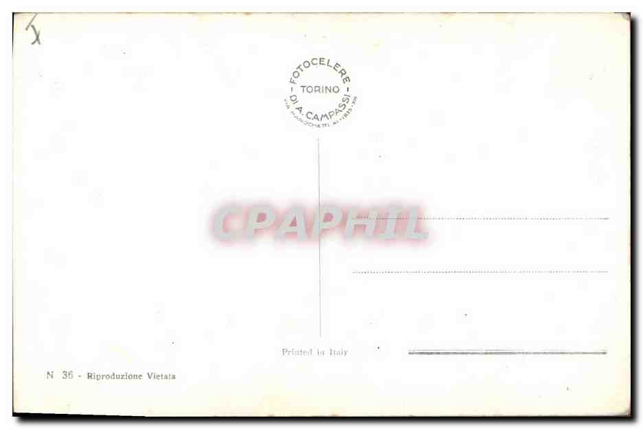 CPA Sara lui — Verso