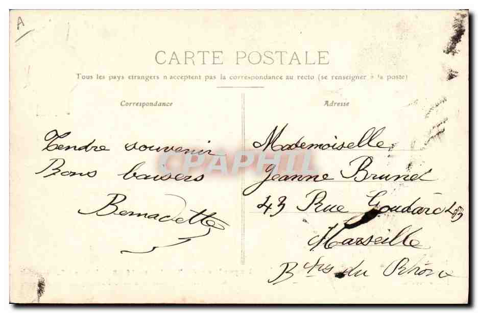 Village Noir — Porte Principale — Exposition de Toulouse 1908 — Édition officielle Provost — Rückseite