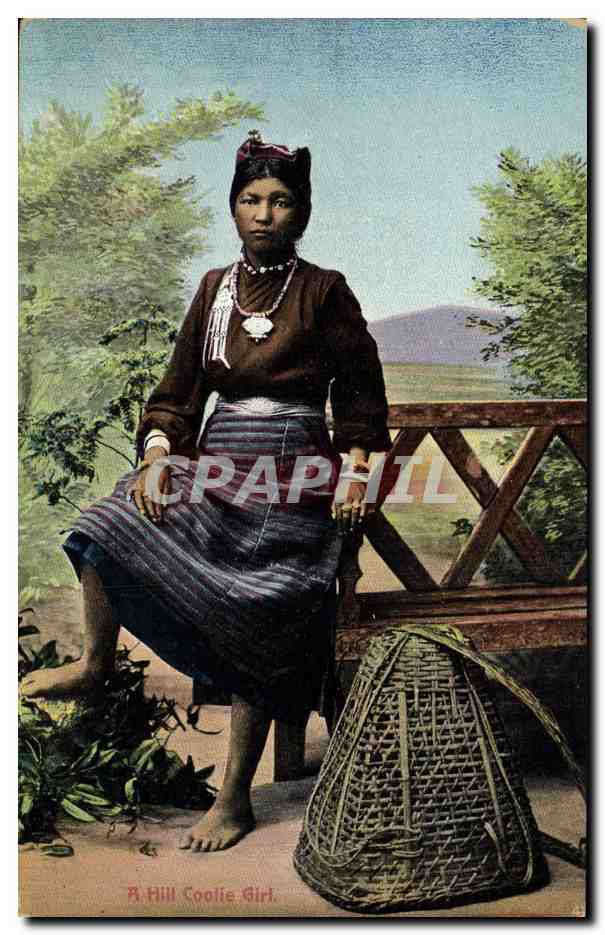 CPA Negre Femme noire A Hill Coolie Girl 