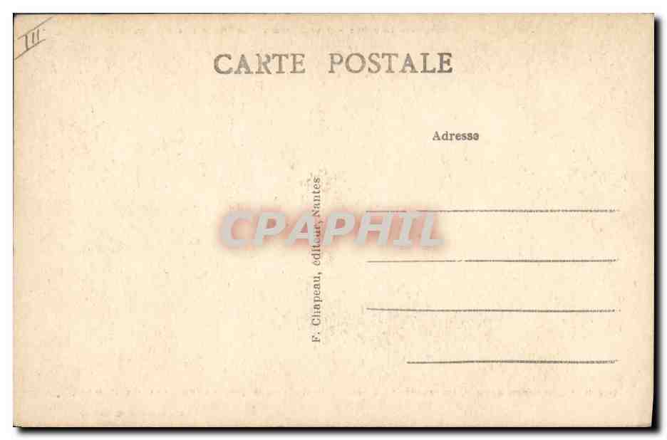 CPA Negre Homme noir Nantes Musee des Salorges Documents sur la traite des noirs Navire negrier — Rückseite
