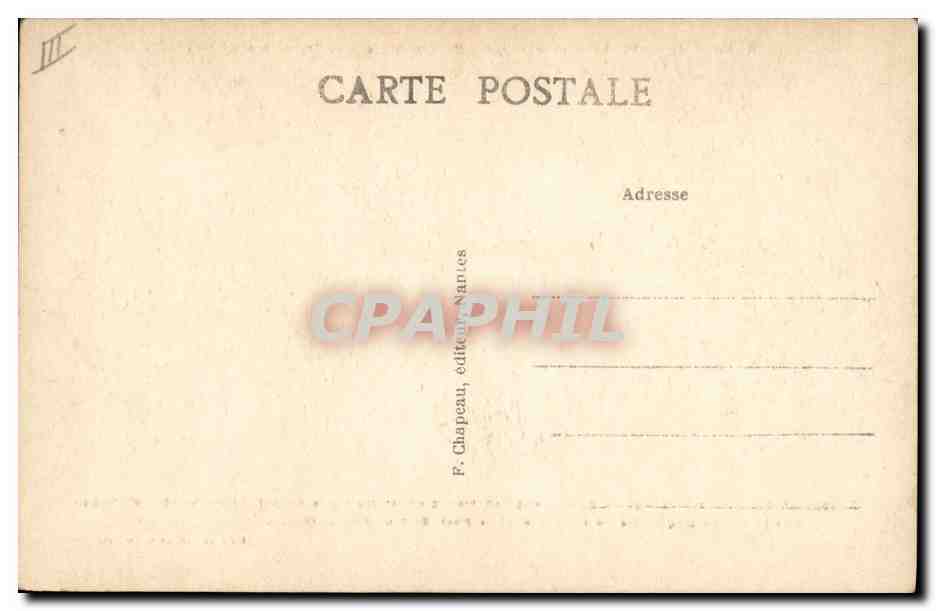 CPA Negre Homme noir Nantes Musee des Salorges Documents sur la traite des noirs Navire negrier — Rückseite