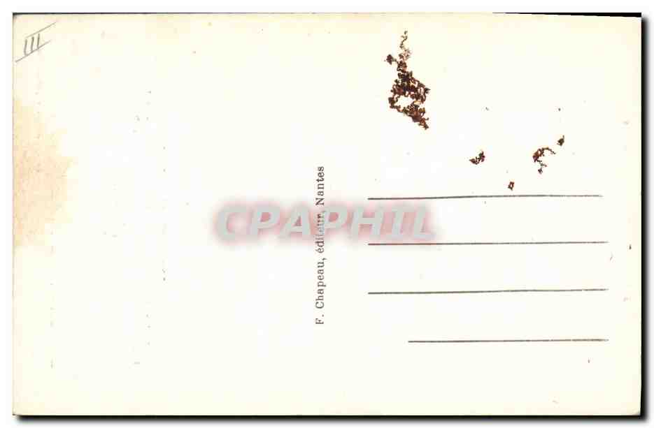 CPA Negre Homme noir Nantes Musee des Salorges Documents sur la traite des noirs Toussaint Louverture — Rückseite